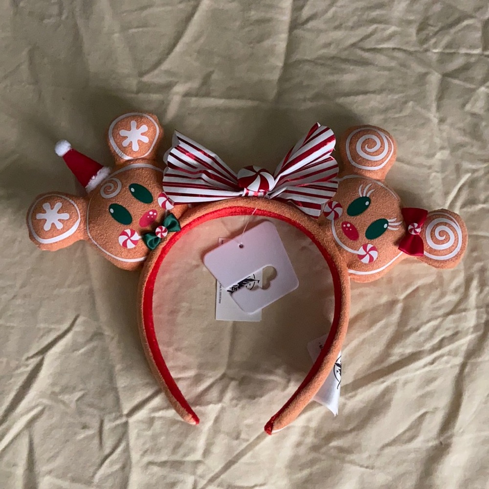 Brand New Gingerbread Mickey headband